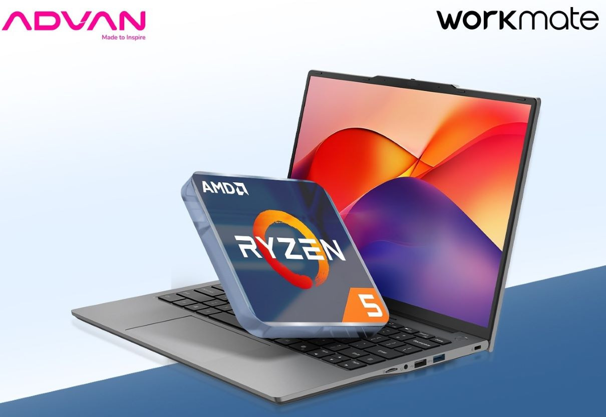 Advan Workmate, Laptop Produktif Harga Terjangkau untuk Mahasiswa dan Pekerja Harian